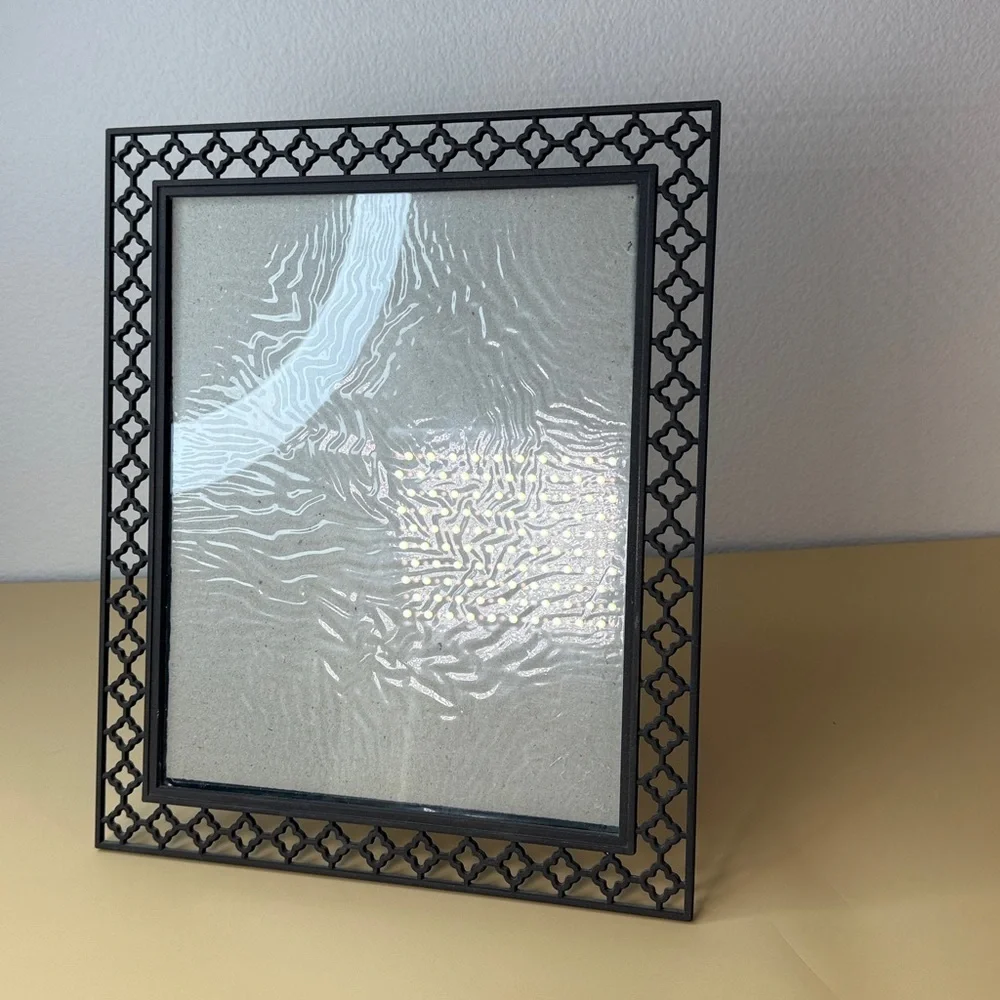 NWT Iron Dark Brown Tone Decorative Frame